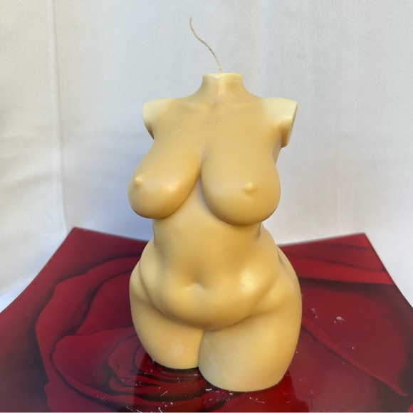 Extra large plus-size goddess candle SET (one massive one medium) - Picture 12 of 14